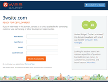 Tablet Screenshot of 3wsite.com